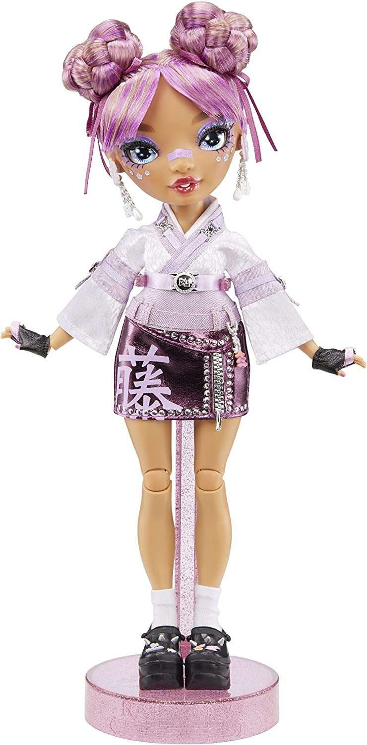 Rainbow High Lila Yamamoto- Mauve Purple Fashion Doll. 2 Designer Outfits to Mix & Match with Accessories, Great Gift for Kids 6-12 Years Old and Collectors - Image 1