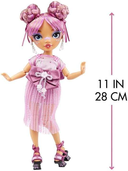 Rainbow High Lila Yamamoto- Mauve Purple Fashion Doll. 2 Designer Outfits to Mix & Match with Accessories, Great Gift for Kids 6-12 Years Old and Collectors - Image 3
