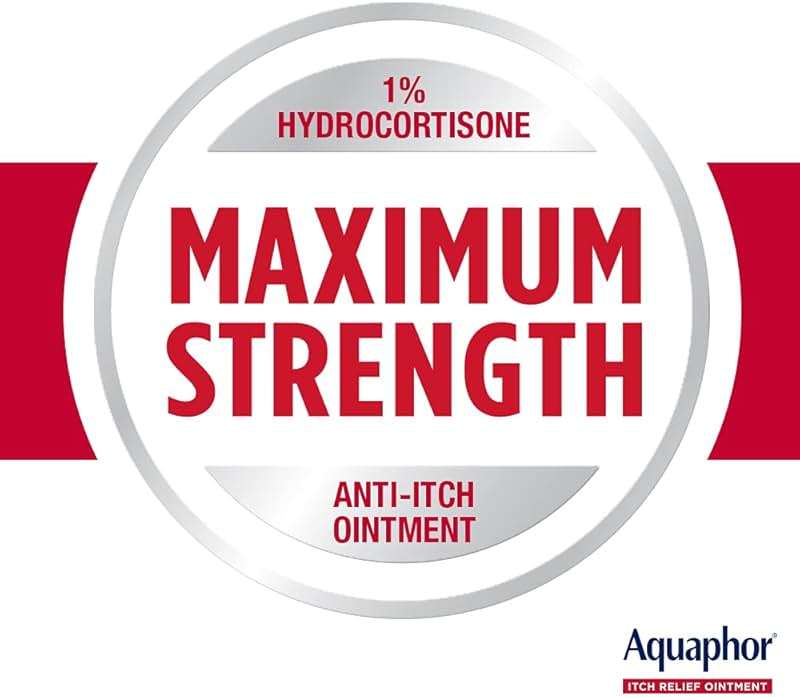 Aquaphor Itch Relief Ointment, Maximum Strength 1% Hydrocortisone, Relieves Itch from Skin Irritation, Insect Bites, Psoriasis, Skin Rashes, Eczema, & Poison Ivy, 2 oz - Image 2