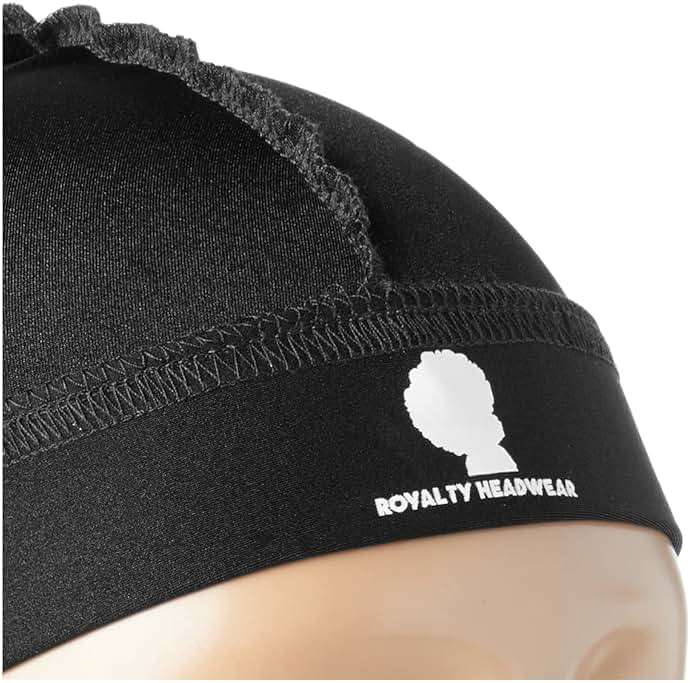 Royalty Headwear Silky Wave Cap for 360, 540 & 720 Waves, Soft Breathable Durag Skull Cap Beanie for Men - Image 7