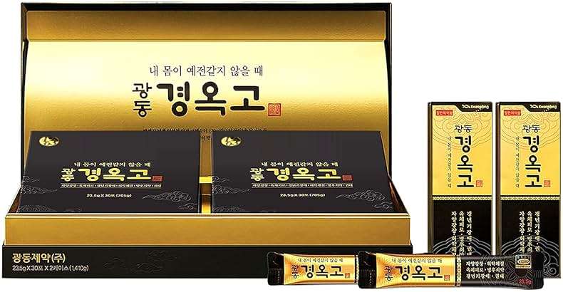 KWANGDONG Kyung Ok Ko Premium Korean Herbal Supplement - Natural Energy Booster for Men & Women, Traditional Ok Ko Formula with Ginseng, Honey & Herbal Ingredients, 60 Packets - Image 1