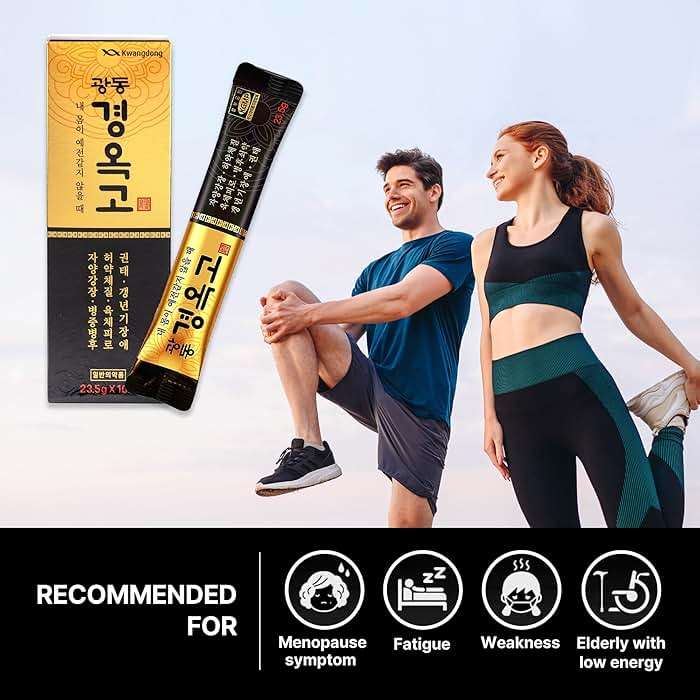 KWANGDONG Kyung Ok Ko Premium Korean Herbal Supplement - Natural Energy Booster for Men & Women, Traditional Ok Ko Formula with Ginseng, Honey & Herbal Ingredients, 60 Packets - Image 6