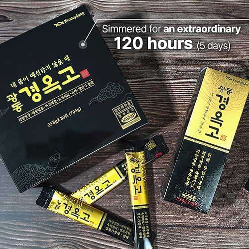 KWANGDONG Kyung Ok Ko Premium Korean Herbal Supplement - Natural Energy Booster for Men & Women, Traditional Ok Ko Formula with Ginseng, Honey & Herbal Ingredients, 60 Packets - Image 7