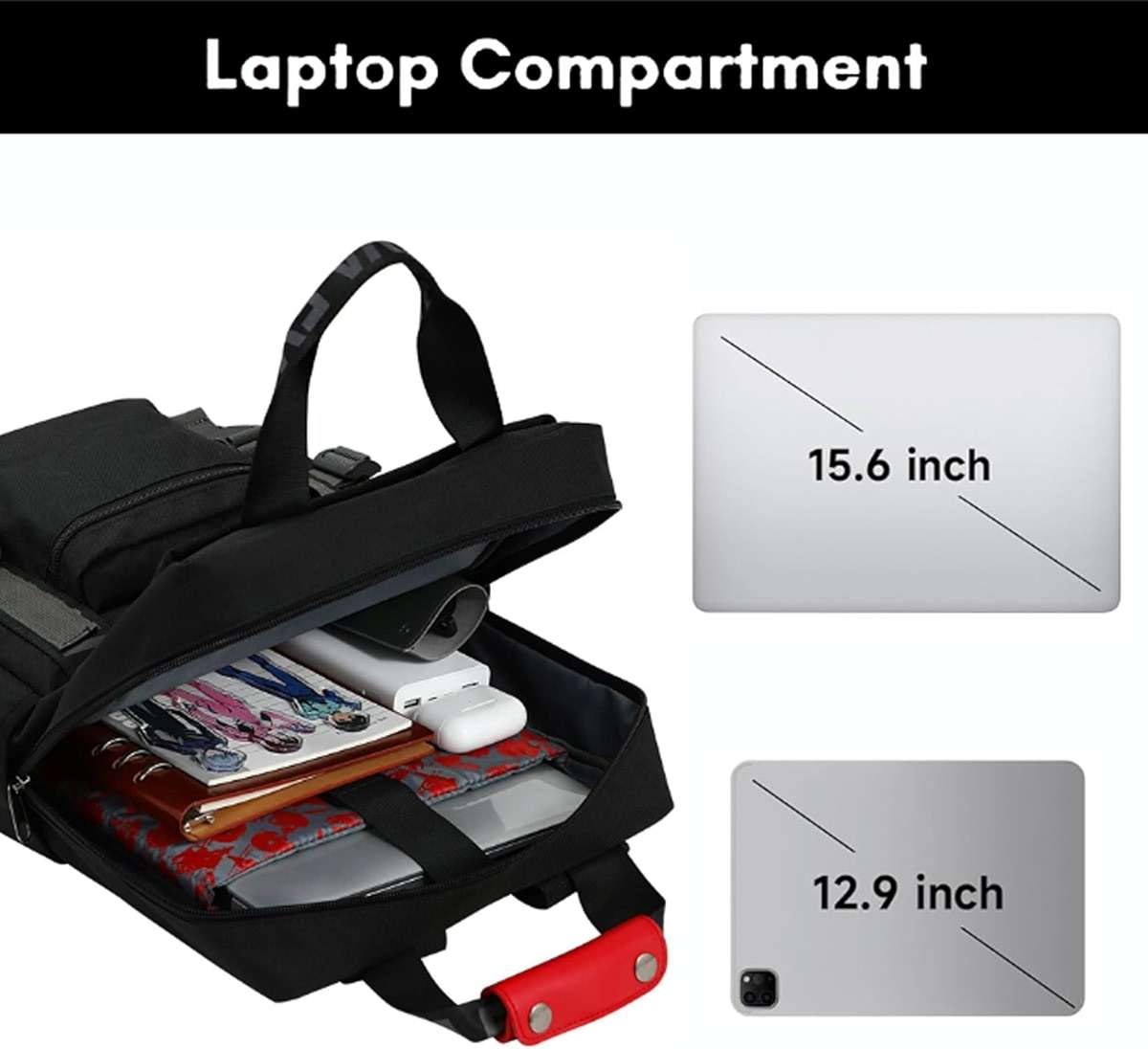 FIREFIRST X Neon Genesis Evangelion Anime Backpack,15.6 Inch Laptop Bag for Travel/Office- Anime Merch for Birthday Gifts - Image 7