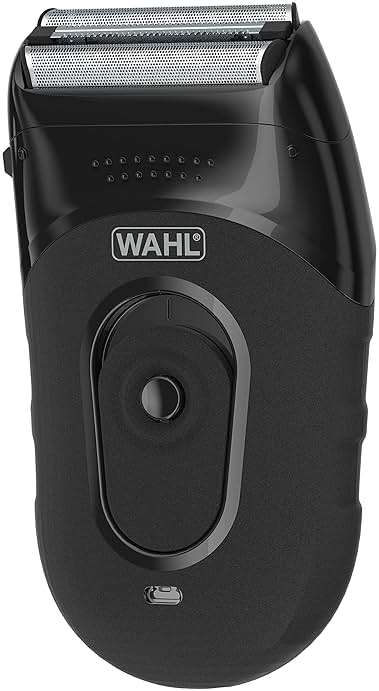 Wahl Compact Rechargeable Lithium Ion Shaver Kit with Hygienic Rinseable Foils & Cutter Bar with Dual Flexible Foils that Move with the Contours of Your Face - 7065 - Image 1