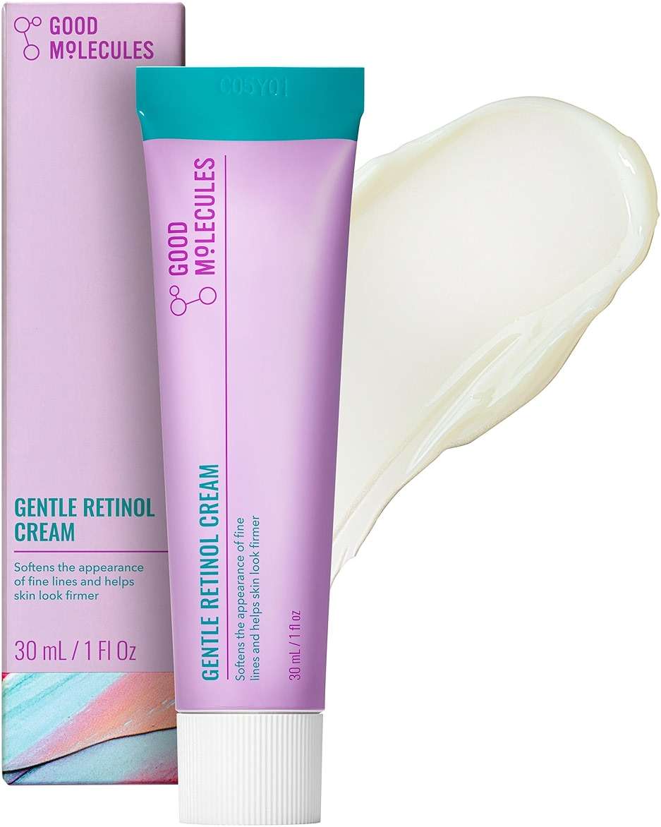 Good Molecules Gentle Retinol Cream - Retinol Night Cream to Minimize Appearance of Fine Lines & Wrinkles, Skin Tightening Recipe with Bakuchiol, Anti-Aging Skin Care For Face - Image 1