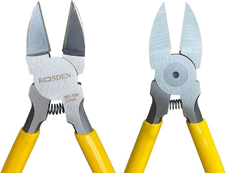 Wire Cutters 5 Pack, 6 inch Flush Cutters, BOOSDEN Spring Loaded Cutting Pliers,Precision Side Cutters,Sharp Diagonal Cutters,Small Wire Snips for Crafting - Image 7