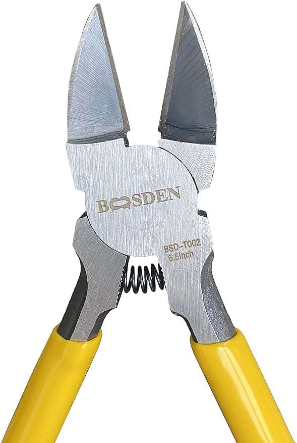 Wire Cutters 5 Pack, 6 inch Flush Cutters, BOOSDEN Spring Loaded Cutting Pliers,Precision Side Cutters,Sharp Diagonal Cutters,Small Wire Snips for Crafting - Image 8