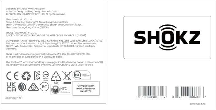 SHOKZ OpenRun Bone Conduction Open-Ear Bluetooth Sport Headphones, Running Workout，Sweat Headband, IP67 Sweat Resistant, 8H Playtime, Mic, Black - Image 13