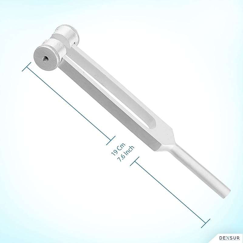 DEXSUR Medical Grade Aluminum Alloy Sensory Tuning Fork Activator For Healing, Therapy Non Magnetic, One Each of C 128 Tuning Fork - Image 4