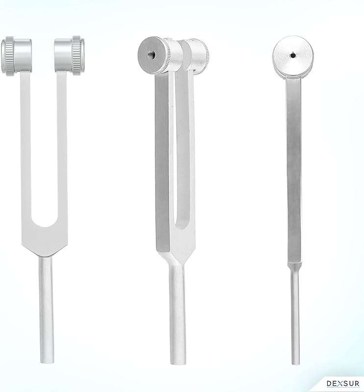 DEXSUR Medical Grade Aluminum Alloy Sensory Tuning Fork Activator For Healing, Therapy Non Magnetic, One Each of C 128 Tuning Fork - Image 5