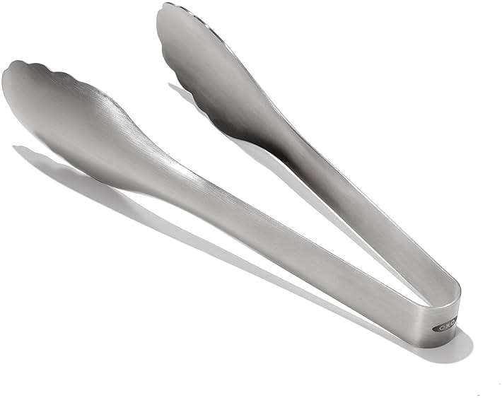 OXO Steel Serving Tongs - Image 1