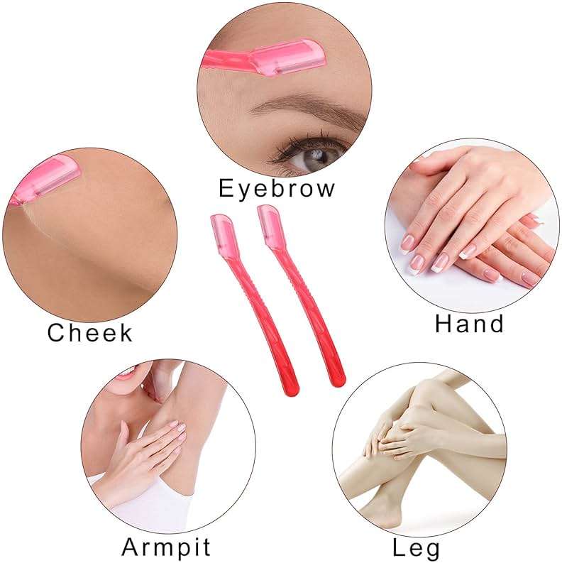 Real Perfection Makeup Brush Set 16 Pcs with 1 Eyebrow Razor Premium Synthetic Foundation Powder Concealers Eyeshadow Blush Makeup Brushes Make up Brushes Kit (Pink) - Image 7