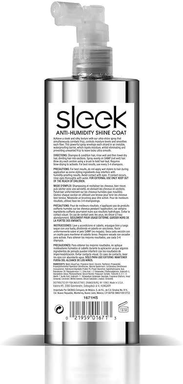 Hair Chemist SLEEK Anti Humidity Shine Coat 8 oz. - Image 2