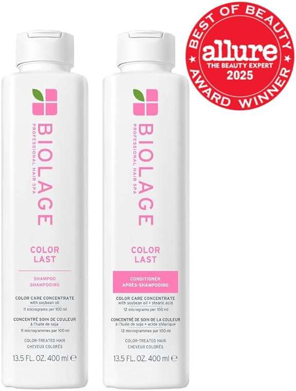 Biolage Color Last Shampoo & Conditioner Set - Helps Protect and Maintain Color-Treated Hair, Hydrates and Adds Shine, Paraben & Silicone-Free, Vegan - Image 2