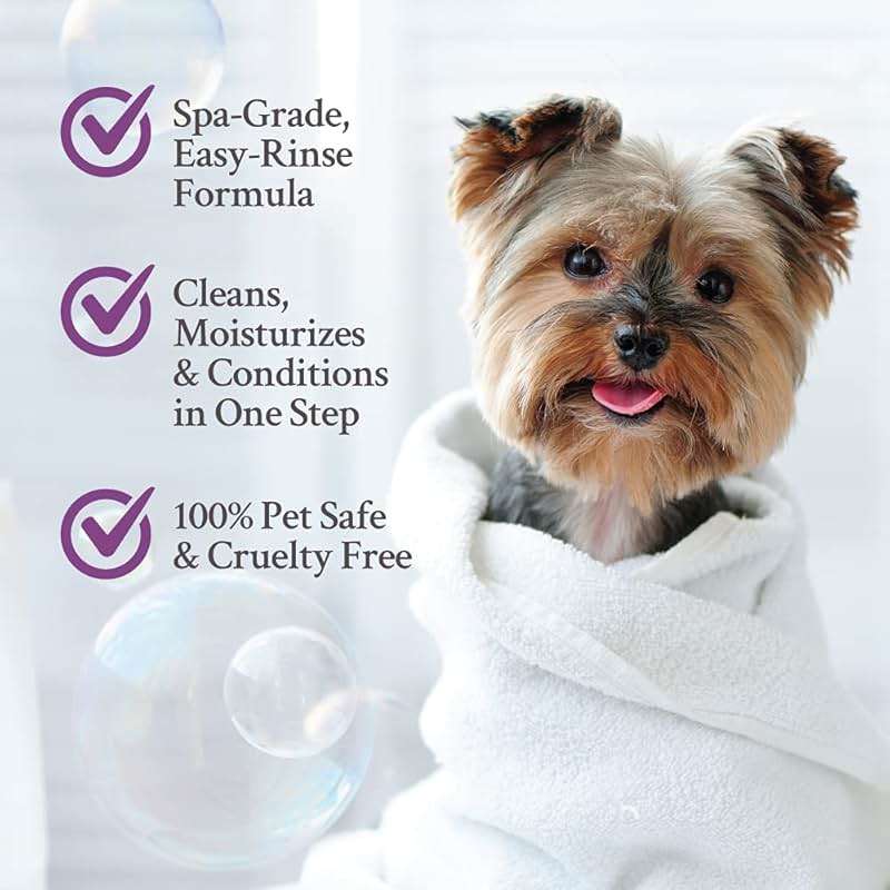 Ginger Lily Farms Dog & Pet Formula 2-in-1 Shampoo & Conditioner, 100% Vegan & Cruelty-Free, Coco Mango, 1 Gallon Refill (128 fl oz) - Image 5
