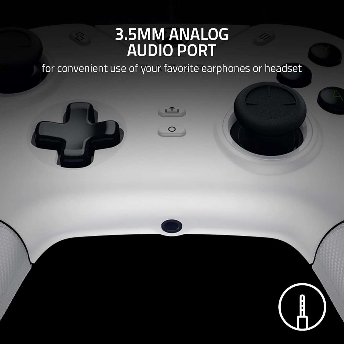 Razer Wolverine V2 Wired Gaming Controller for Xbox Series X|S, Xbox One, PC: Remappable Front-Facing Buttons - Mecha-Tactile Action Buttons and D-Pad - Trigger Stop-Switches - White - Image 6