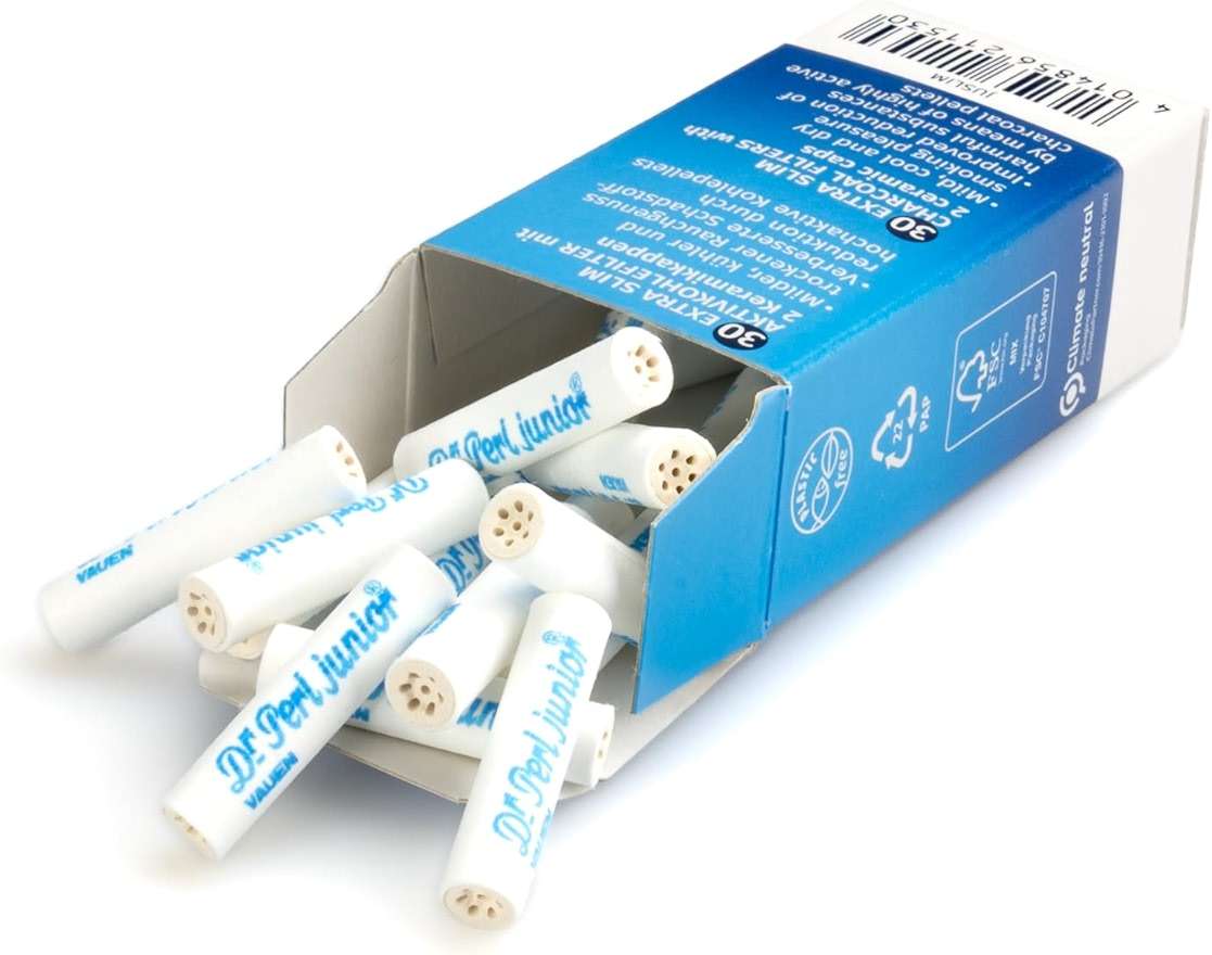 Vauen Dr. Perl Junior 6mm Activated Charcoal Filters - 6 Packs x 30 Filters - Image 5