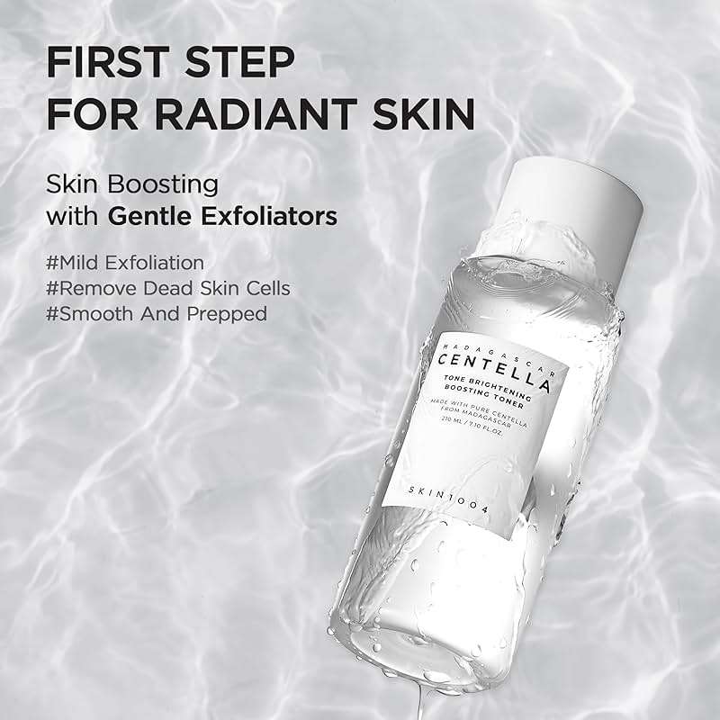 SKIN1004 Tone Balancing Boosting Toner, Korean Face Toner for Uneven Skin Tone, Centella Toner with Niacinamide & MadeWhite, Gentle Exfoliating, Radiant Skin, Korean Skin Care, 7.10 fl.oz / 210ml - Image 2