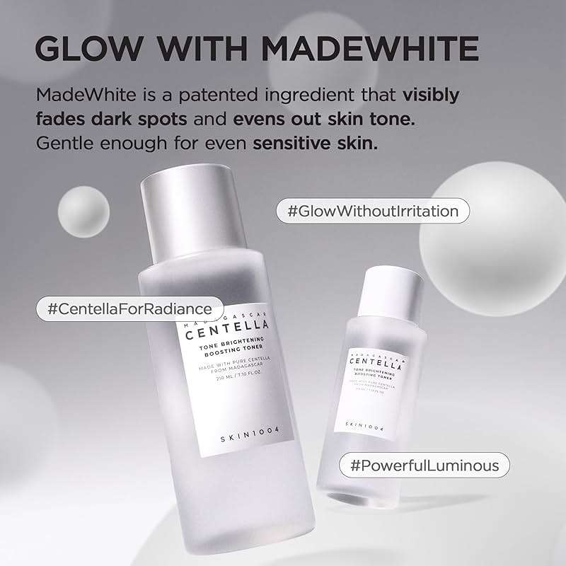 SKIN1004 Tone Balancing Boosting Toner, Korean Face Toner for Uneven Skin Tone, Centella Toner with Niacinamide & MadeWhite, Gentle Exfoliating, Radiant Skin, Korean Skin Care, 7.10 fl.oz / 210ml - Image 3
