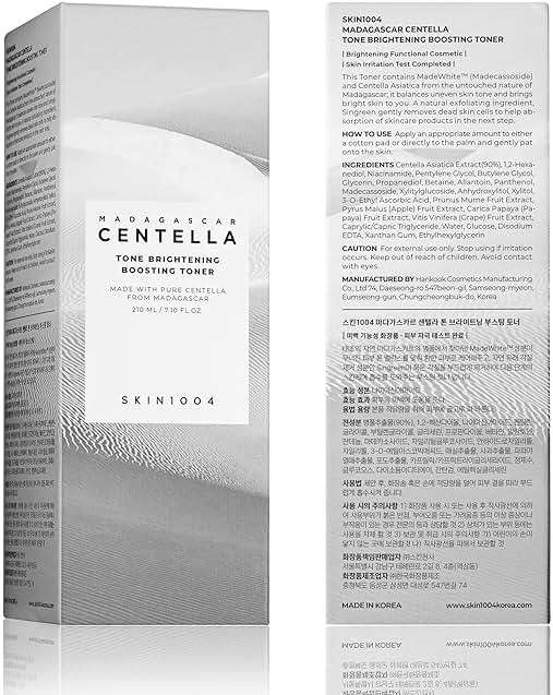 SKIN1004 Tone Balancing Boosting Toner, Korean Face Toner for Uneven Skin Tone, Centella Toner with Niacinamide & MadeWhite, Gentle Exfoliating, Radiant Skin, Korean Skin Care, 7.10 fl.oz / 210ml - Image 9