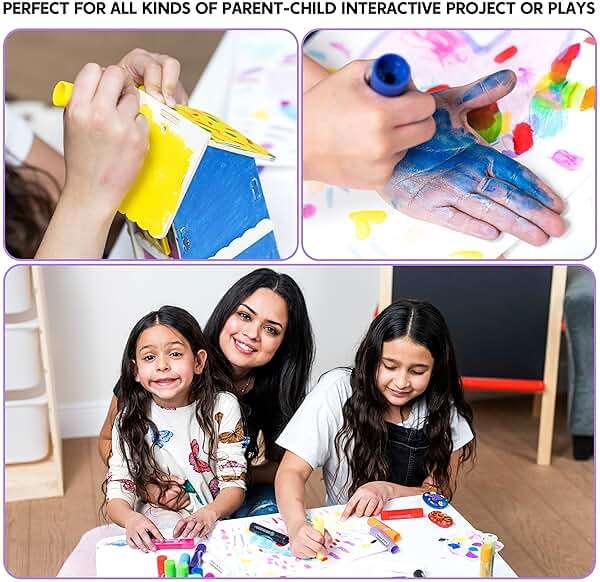 JOYIN 36 Colors Washable Tempera Paint Sticks, Art Supplies, Paint for Kids, Quick Drying and No Mess Arts Project, Gifts for Kids and Artists Birthday Valentine Easter Gifts for Boys Girls - Image 6