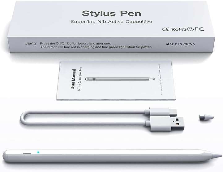 Stylus Pen for Touchscreen, Compatible for Android & iOS Phones/Tablet, Fast Charge Universal Stylus Pen for i-Phone, i-Pad, Tab A9+, High Sensitivity & Precision Stylist Pencil for Writing/Drawing - Image 9