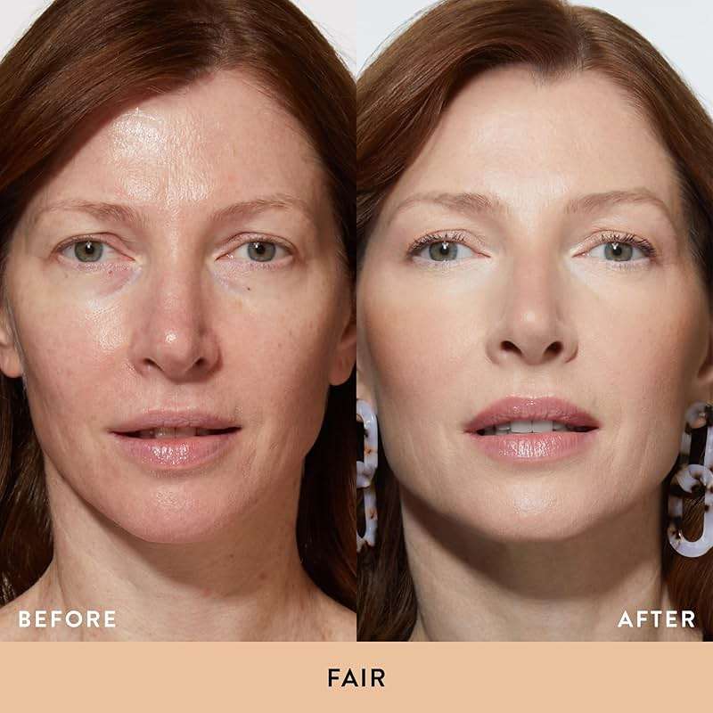 LAURA GELLER NEW YORK Better Than 'Block Skincare-Infused Serum Foundation SPF 50+ for Mature Women –01 Fair, Buildable Coverage – Niacinamide, Vitamins B5 & E – Lightweight, Radiant Finish - Image 2