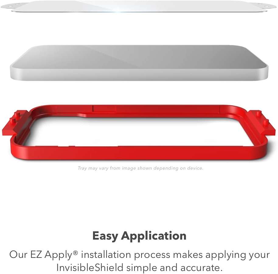 ZAGG Glass Elite VisionGuard Screen Protector for Apple iPhone 17e/ 16e/ 14/13/ 13 Pro - 5X Stronger, Blue-Light Protection, Anti-Fingerprint Technology, InvisibleShield, Easy to Install - Image 9