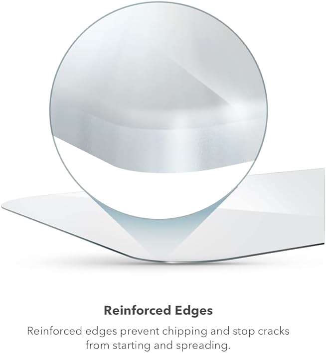 ZAGG Glass Elite VisionGuard Screen Protector for Apple iPhone 14 Plus/ 13 Pro Max - 5X Stronger, Blue-Light Protection, Anti-Fingerprint Technology, InvisibleShield, Easy to Install - Image 5