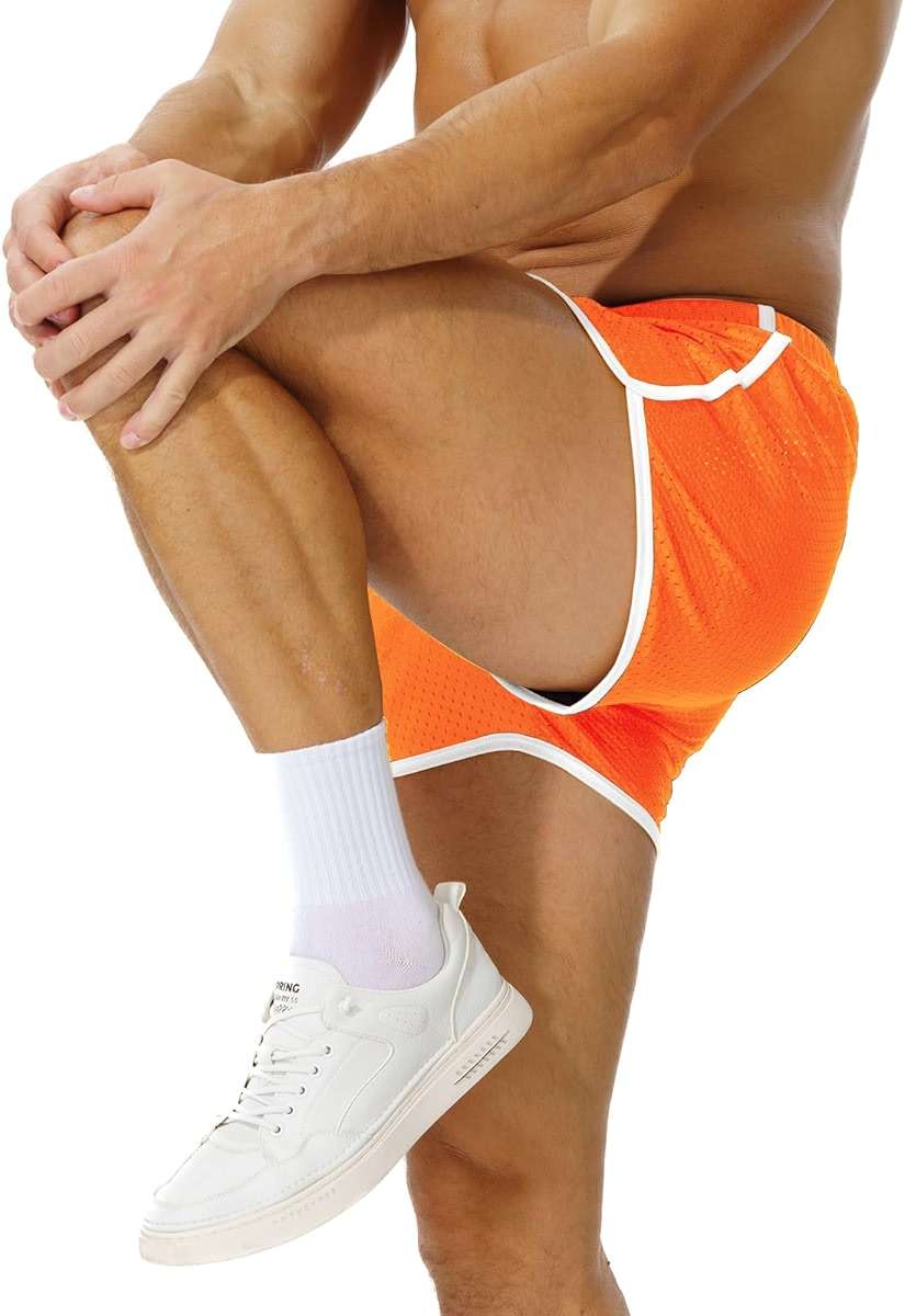 AIMPACT Mens Running Shorts Breathing Workout Gym Booty Short Shorts - Image 2