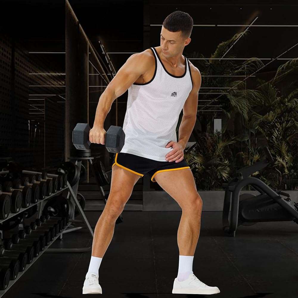 AIMPACT Mens Running Shorts Breathing Workout Gym Booty Short Shorts - Image 3