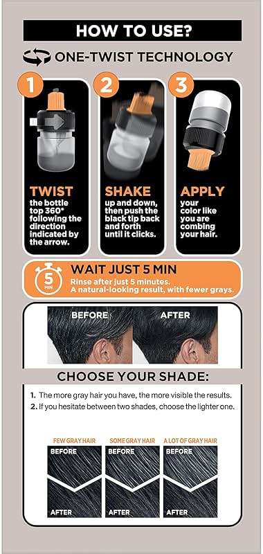 L’Oreal Paris Men Expert One Twist Mess Free Permanent Hair Color, Mens Hair Dye to Cover Grays, Easy Mix Ammonia Free Application, Dark Brown 03, 1 Application Kit - Image 10