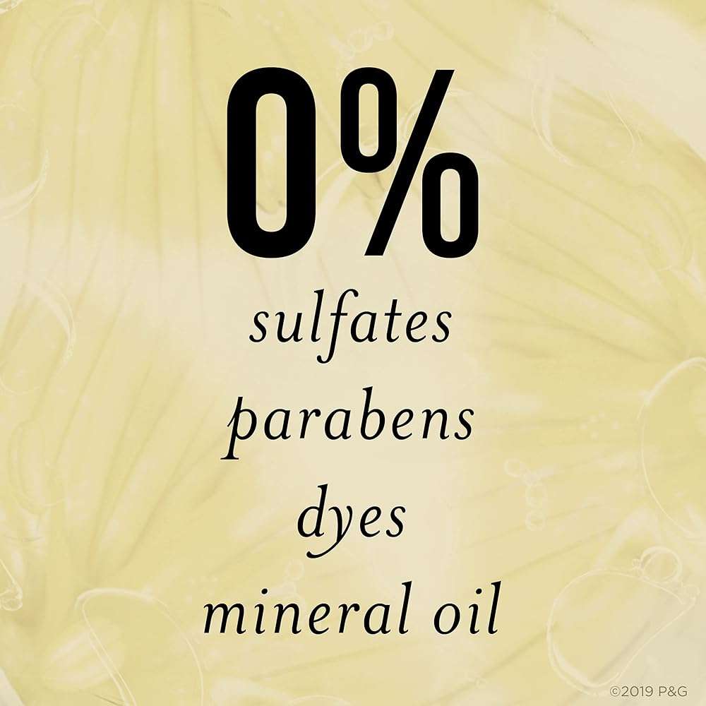 Pantene Sulfate Free Shampoo with Castor Oil, Nutrient Blends Fortifying Damage Repair, 9.6 fl oz, Pack of 4 - Image 2