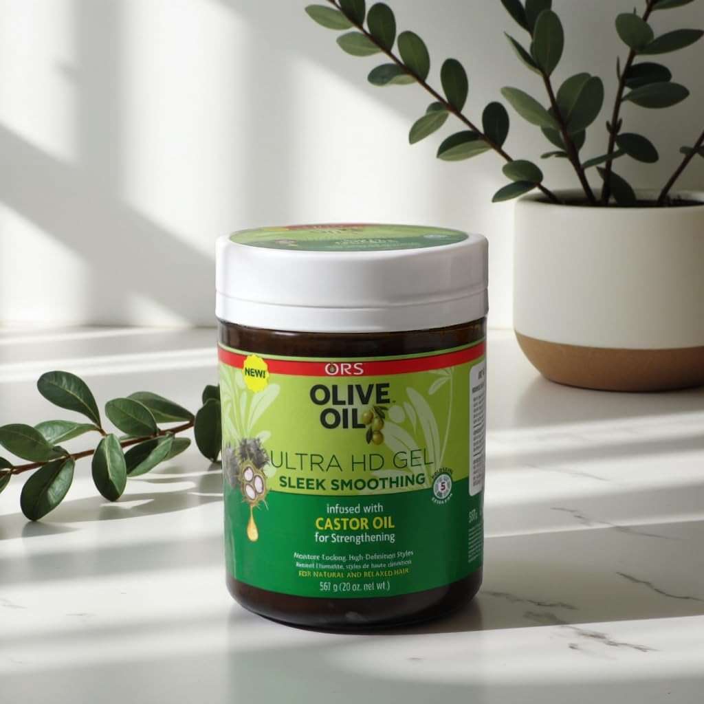 ORS Olive Oil Style & Sculpt Ultra HD Sleek Smoothing Gel with Castor Oil 20 Ounces - Image 3