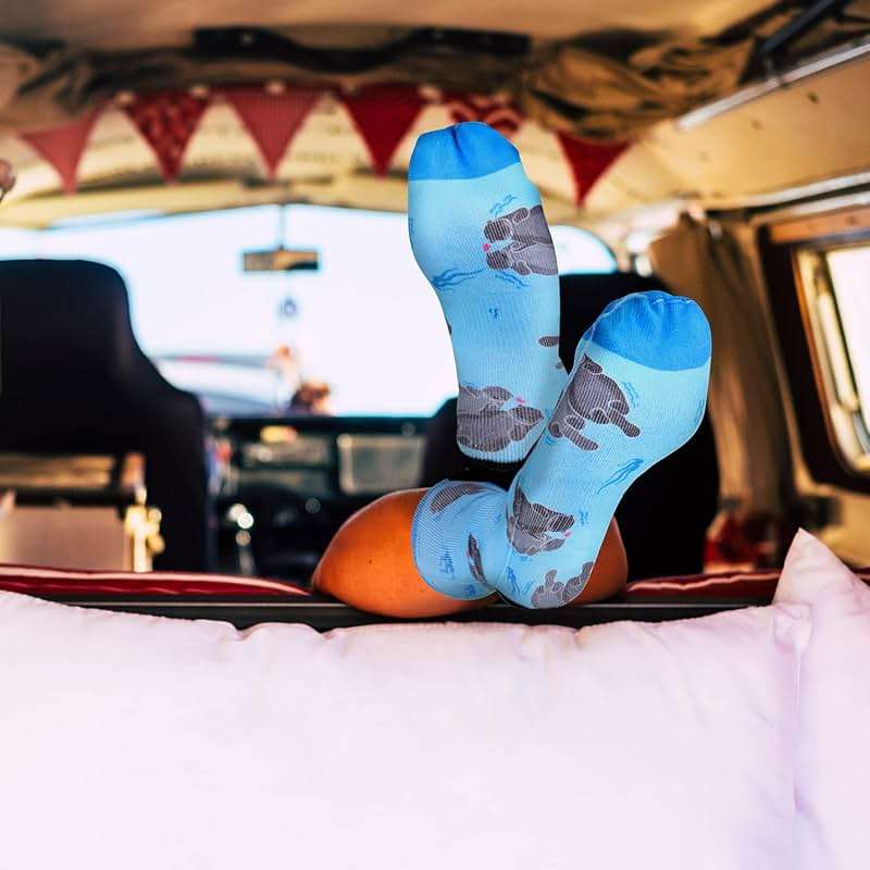 Mens Funny Crazy Socks Unisex Novelty Cool Funky 3D Printed Crew Socks Boys Patterned Basketball Tube Socks Christmas Gifts - Image 7