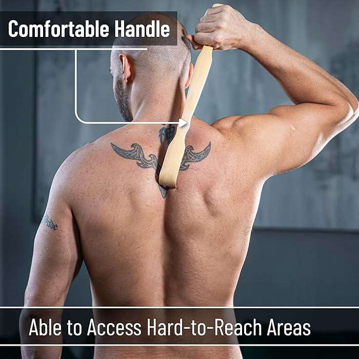 Slick- Bamboo Back Scratcher, 16.5”, 2 Pack, Wooden Back Scratcher Long Handle for Men and Women - Image 8
