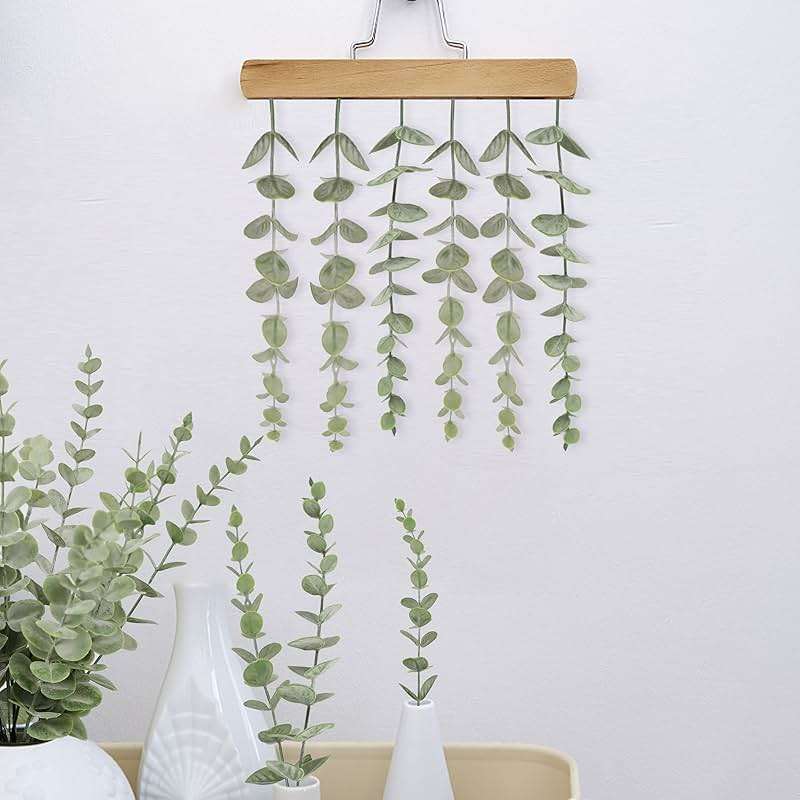 Tiyard 18pcs Eucalyptus Stems Artificial Eucalyptus Leaves Stems Artificial Fake Flowers for Home Office Flowers Bouquet Centerpiece Wedding Decoration Christmas Decor 2025 - Image 9