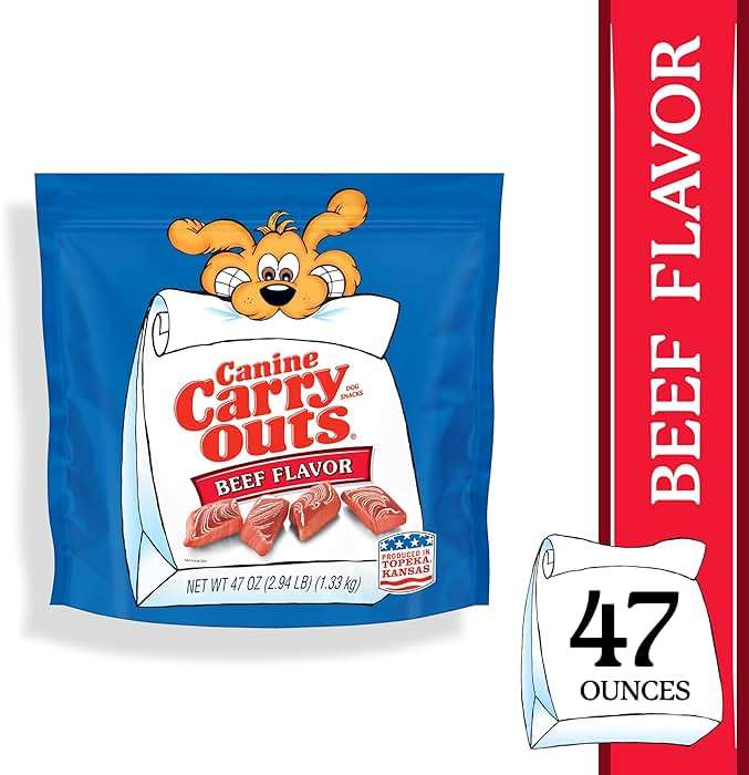 Canine Carry Outs Beef Flavor Dog Treats, 47oz Bag - Image 2