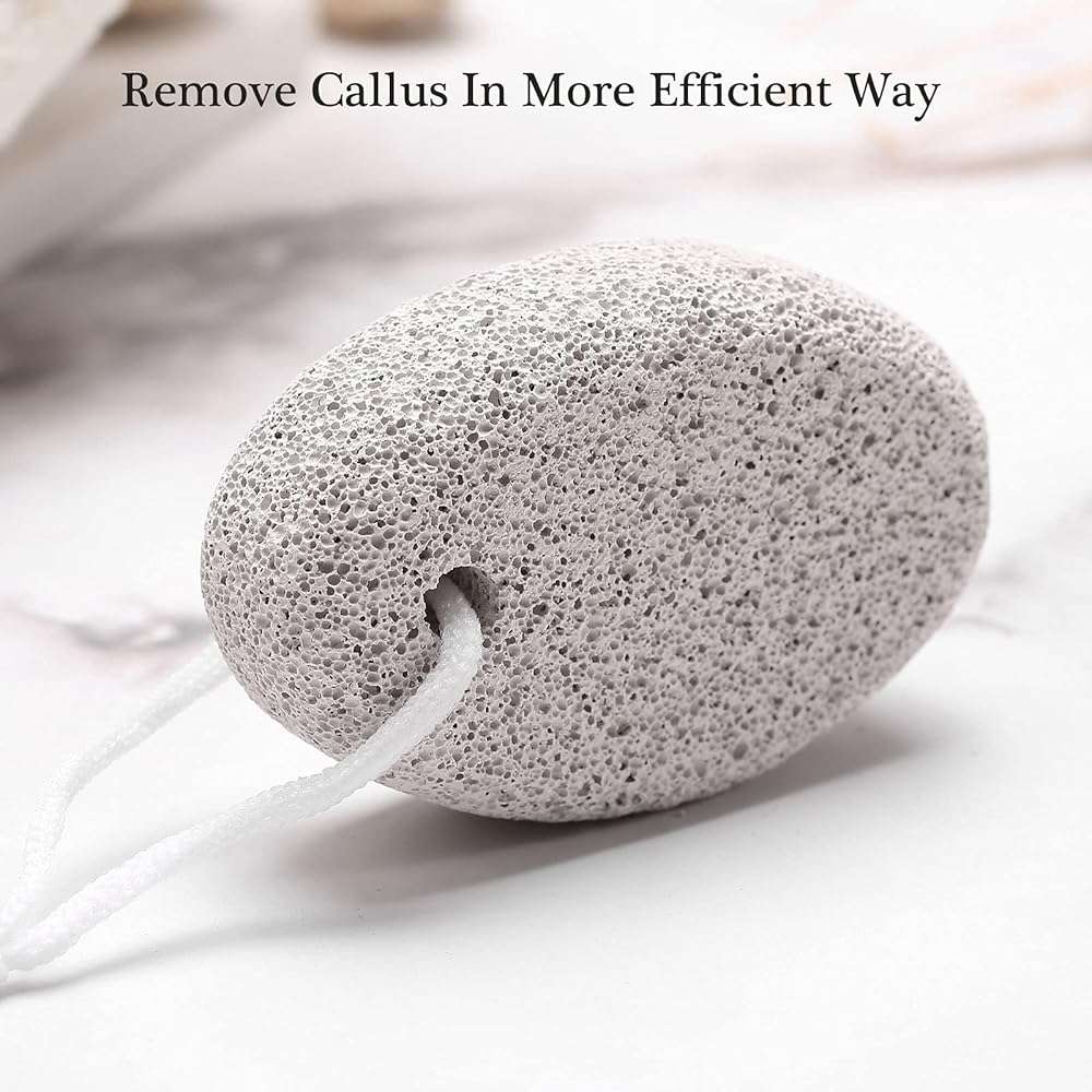 2PCS Natural Pumice Stone for Feet, HOOMBOOM Lava Pedicure Tools Hard Skin Callus Remover for Men/Women Feet and Hands - Natural Foot File Exfoliation to Remove Dead Skin - Image 5