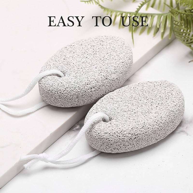 2PCS Natural Pumice Stone for Feet, HOOMBOOM Lava Pedicure Tools Hard Skin Callus Remover for Men/Women Feet and Hands - Natural Foot File Exfoliation to Remove Dead Skin - Image 6