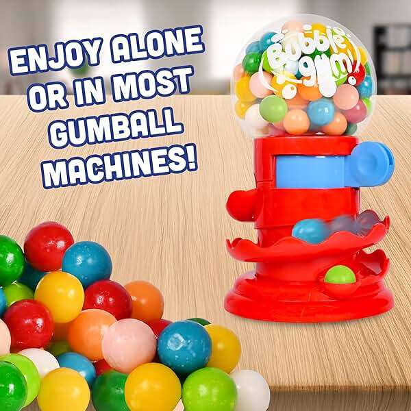 Toymendous Gumballs for Gumball Machine, 15oz Assorted Chewing Gum Fruit Flavored Bubble Gum, Gluten Free, 193 pieces - Image 3
