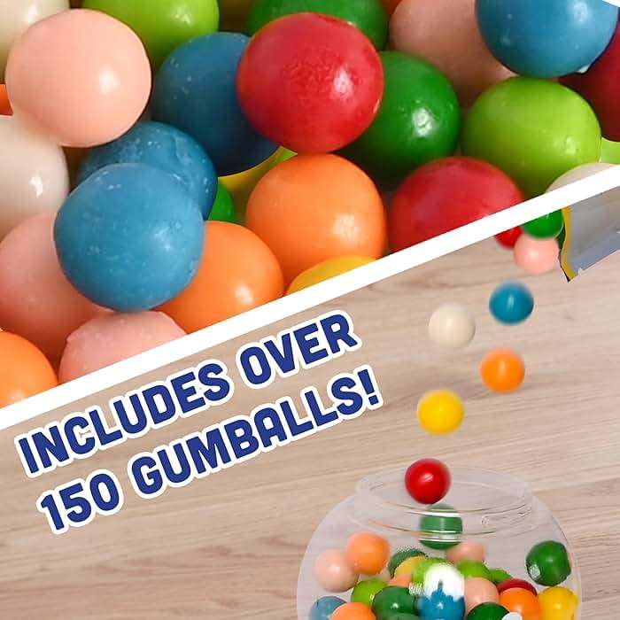 Toymendous Gumballs for Gumball Machine, 15oz Assorted Chewing Gum Fruit Flavored Bubble Gum, Gluten Free, 193 pieces - Image 4