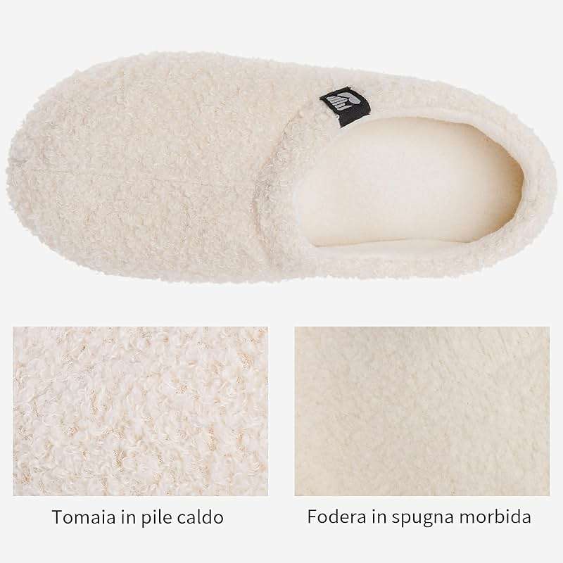 RockDove Women's Teddy Fleece Closed Back Indoor Slipper - Image 5