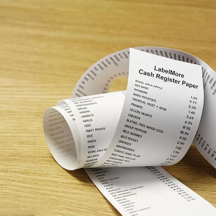 (50 Rolls) LabelMore 2 1/4" X 50' Thermal Paper Rolls, Credit Card Paper Rolls Thermal, Cash Register Roll, Premium Pos Thermal Printer Paper - Image 7
