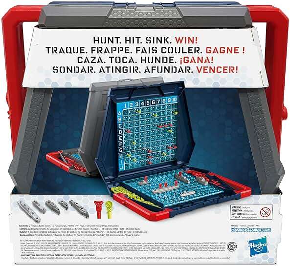 Hasbro Gaming Battleship Classic Board Game | Strategy Games for Kids and Adults | Ages 7+ | 2 Players | Fun Kids Games | Family Games - Image 5