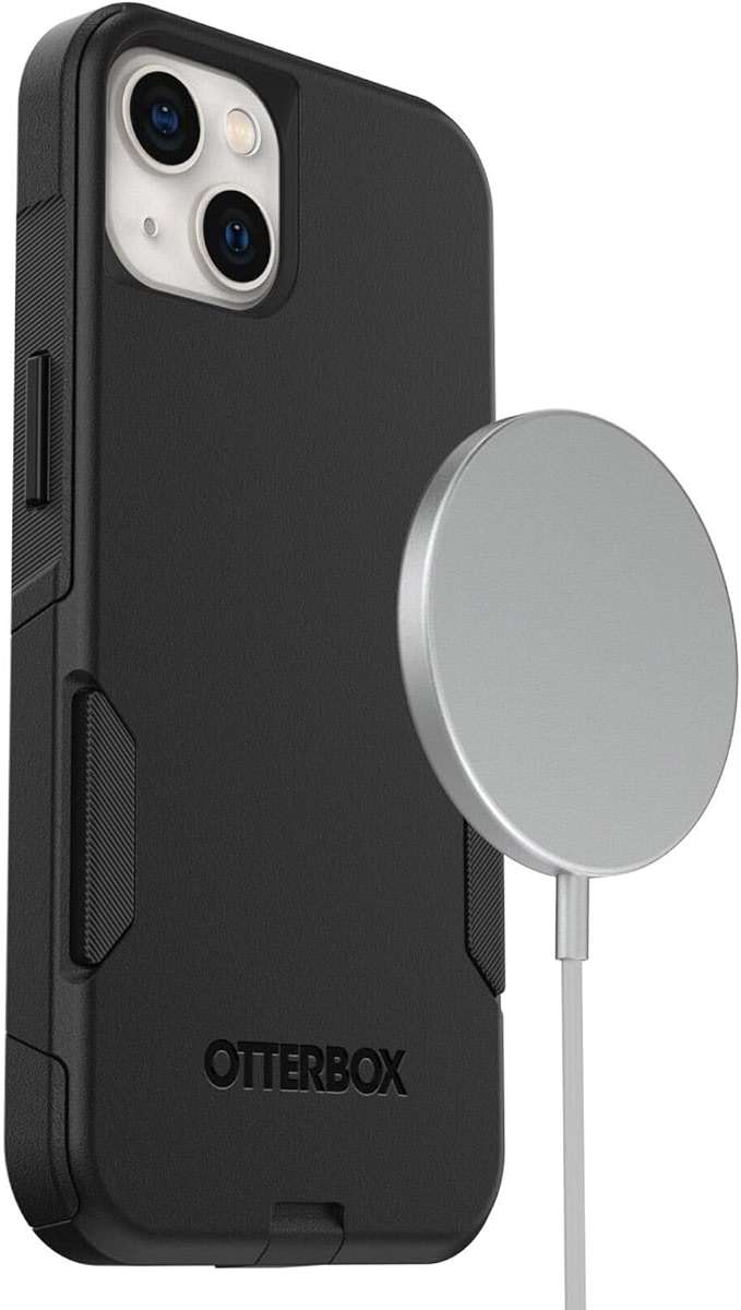OtterBox iPhone 13 (ONLY) Commuter Series Case - Black, Slim & Tough, Pocket-Friendly, with Port Protection - Image 3