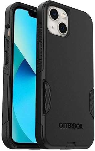 OtterBox iPhone 13 (ONLY) Commuter Series Case - Black, Slim & Tough, Pocket-Friendly, with Port Protection - Image 5