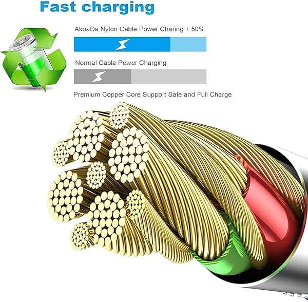 [Apple MFi Certified] 6Pack 3/3/6/6/6/10 FT iPhone Charger Nylon Braided Fast Charging Lightning Cable Compatible iPhone 14 Pro/13 mini/13/12/11 Pro MAX/XR/XS/8/7/Plus/6S/SE/iPad - Image 3