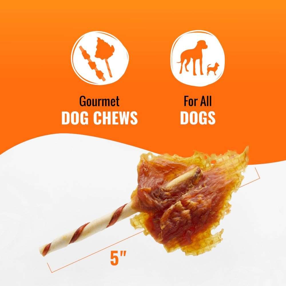 Good ‘n’ Fun Triple Flavor Wings Chews for All Dogs, 12 Ounces, Treat Your Dog to Long-Lasting Chews Made with Chicken, Pork Hide and Beef Hide, Pack of 2 - Image 5
